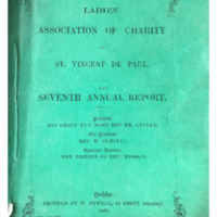 Seventh Annual Report of the Ladies’ Association of Charity of St. Vincent de Paul (1858)