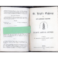 Eighth Annual Report of St. Brigid&#039;s Orphanage (1864)