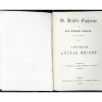 Fifteenth Annual Report of St. Brigid&#039;s Orphanage (1871)