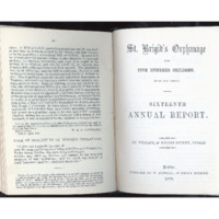 Sixteenth Annual Report of St. Brigid&#039;s Orphanage (1872)
