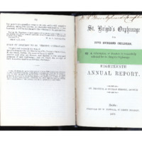 Eighteenth Annual Report of St. Brigid&#039;s Orphanage (1874)
